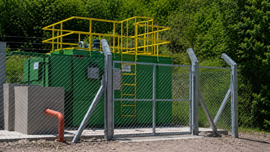 Instalación industrial para el tratamiento de efluentes