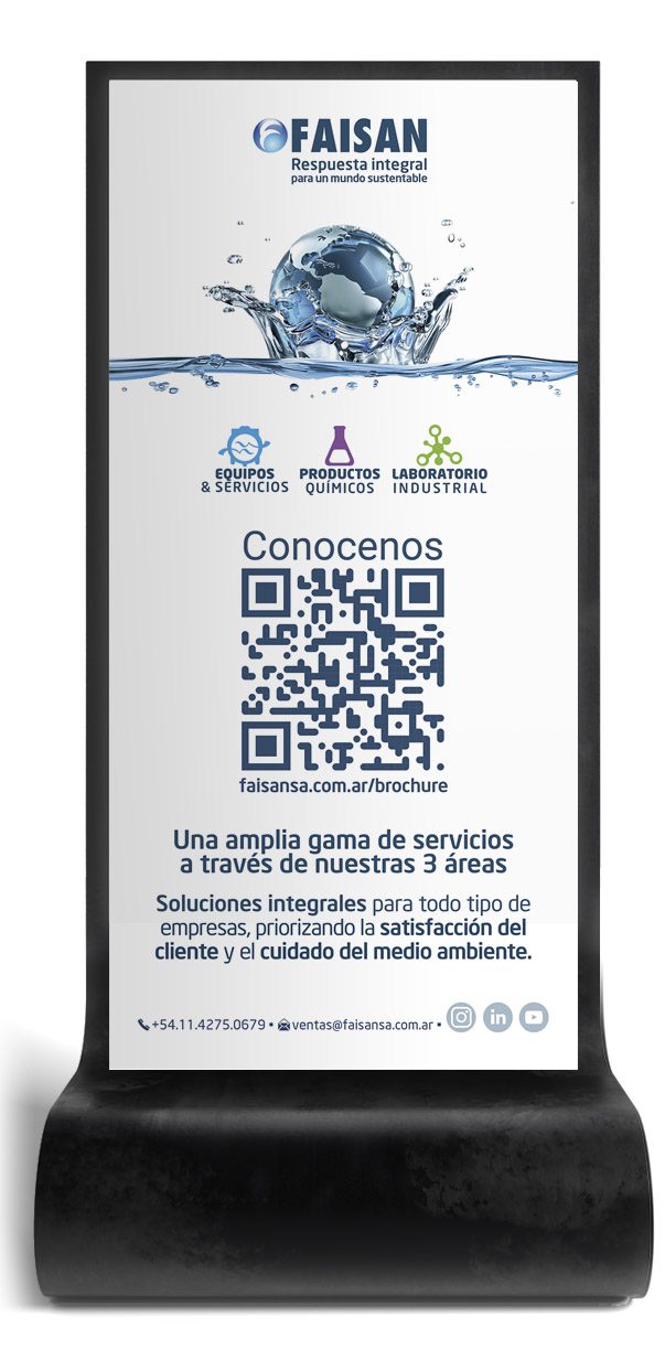 Banner de Faisán con identidad visual y código QR