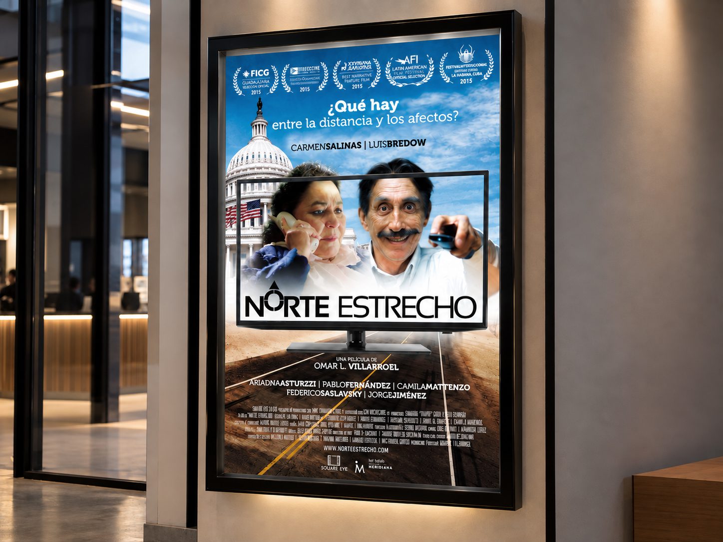 Afiche de la película Norte estrecho en cartelera