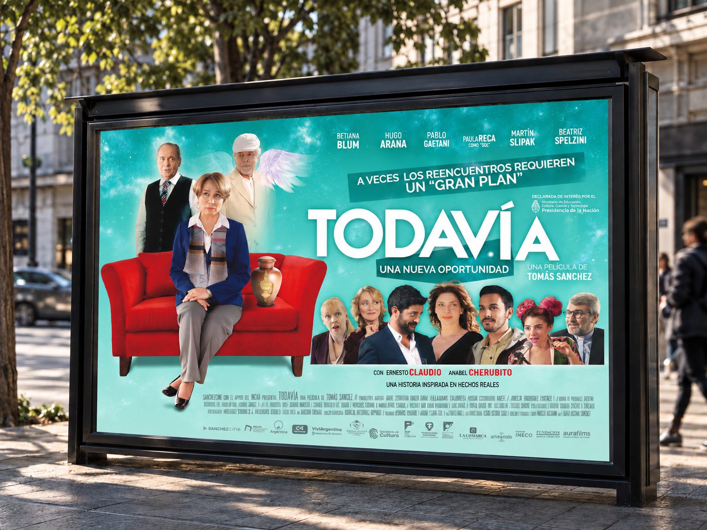 Afiche horizontal de Todavía en vía pública