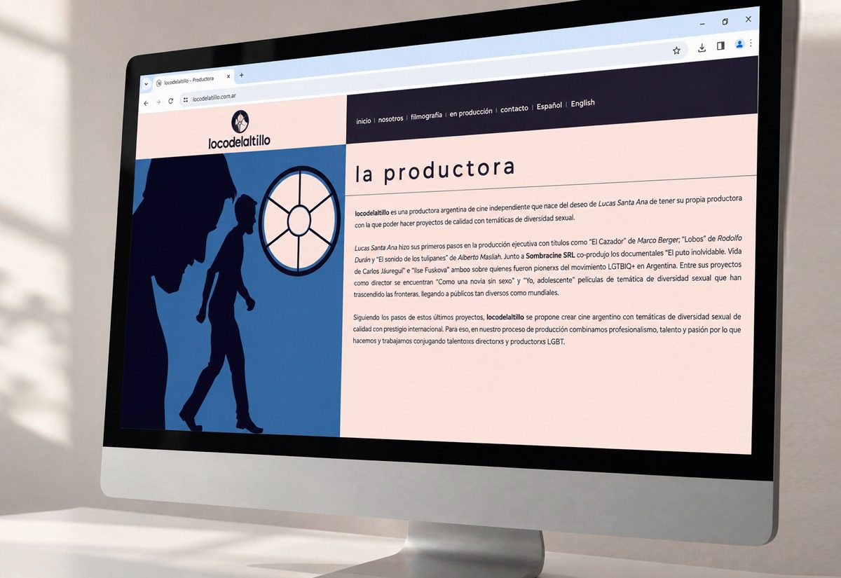 Sitio web de Loco del Altillo para productora de cine